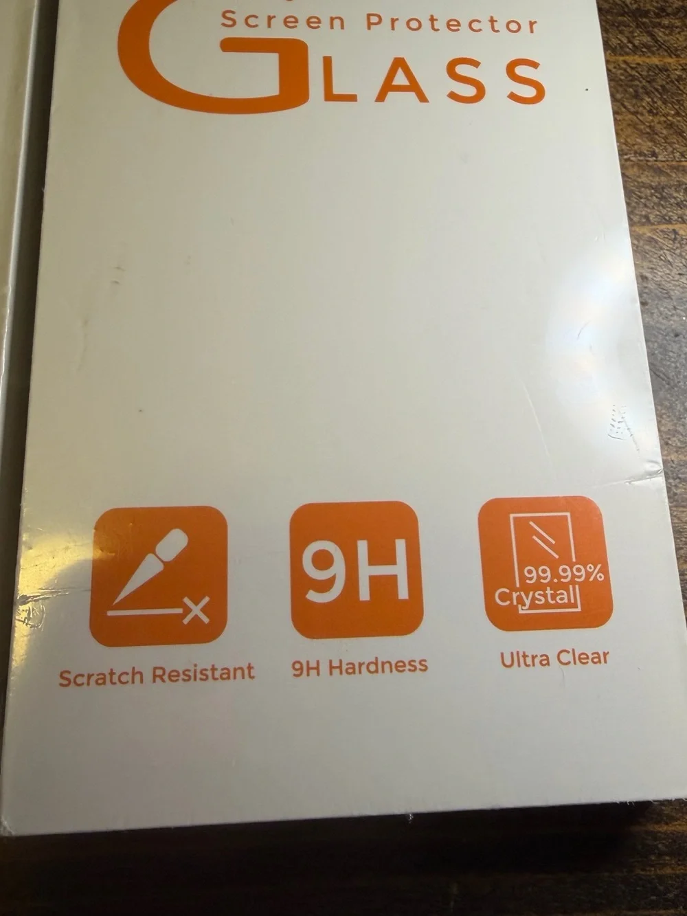 Lot of 2 Mkeke iPhone 15 Pro Max Screen Protector 9H Tempered Glass 6.7” Clear